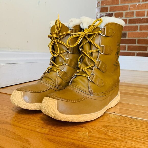 Sorel Caribou Vintage Kaufman Canada Men\'s Size 8 Lined Hard Weather Boots main image 12